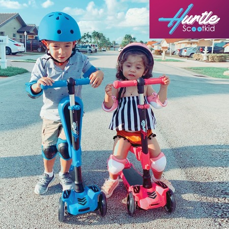 Hurtle Mini Kids Toy Scooter (Yellow) HURFS49Y